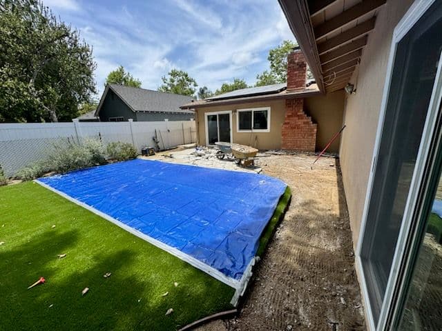 Gallery photos for Van Nuys Backyard Patio Transformation Begins: Image #1