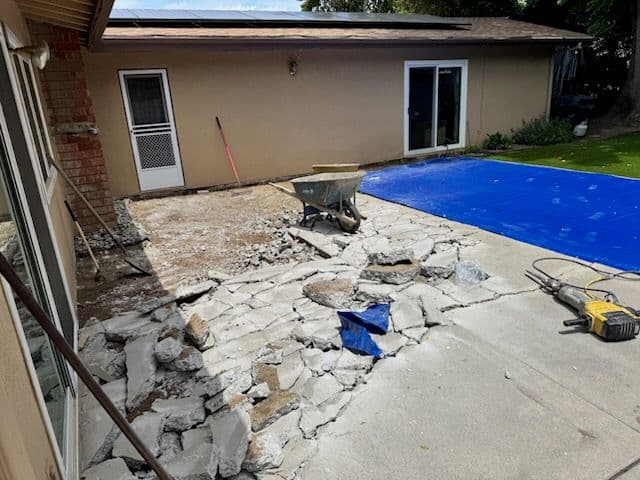 Gallery photos for Van Nuys Backyard Patio Transformation Begins: Image #3